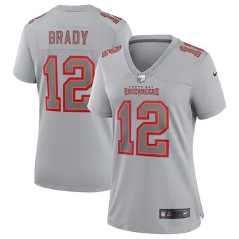 womens nike tom brady gray tampa bay buccaneers atmosphere 